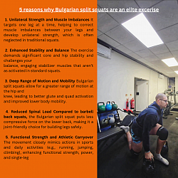 5 reasons why Bulgarian split squats are an elite excerise