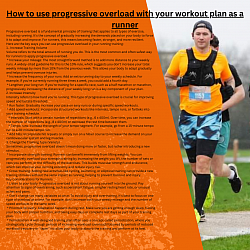 How to use progressive overload within your running plan