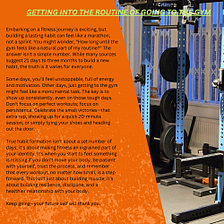Getting Into The Routine Of Going To The Gym