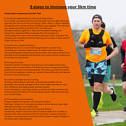 5 steps to improve your 5km time