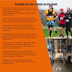 Stronger Up Top = Faster on the Road